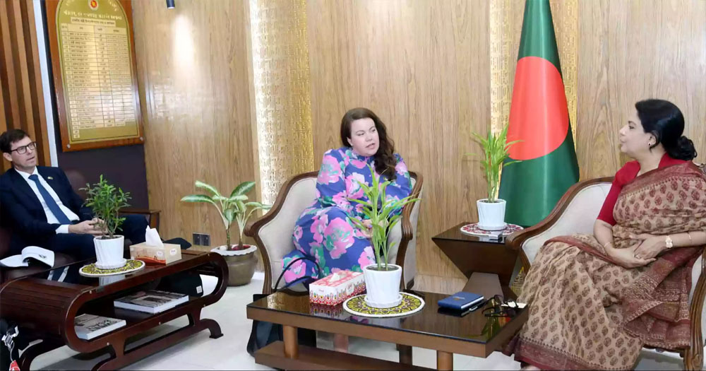 পরিবেশ উপদেষ্টার সঙ্গে নরওয়ের স্টেট সেক্রেটারির বৈঠক