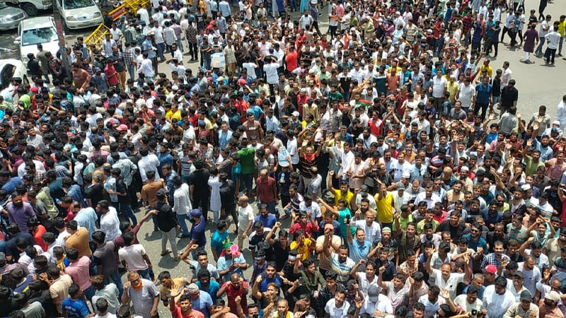 মৎস্য ভবন-কাকরাইল ও সচিবালয়ের আশপাশে ইশরাক সমর্থকদের অবস্থান