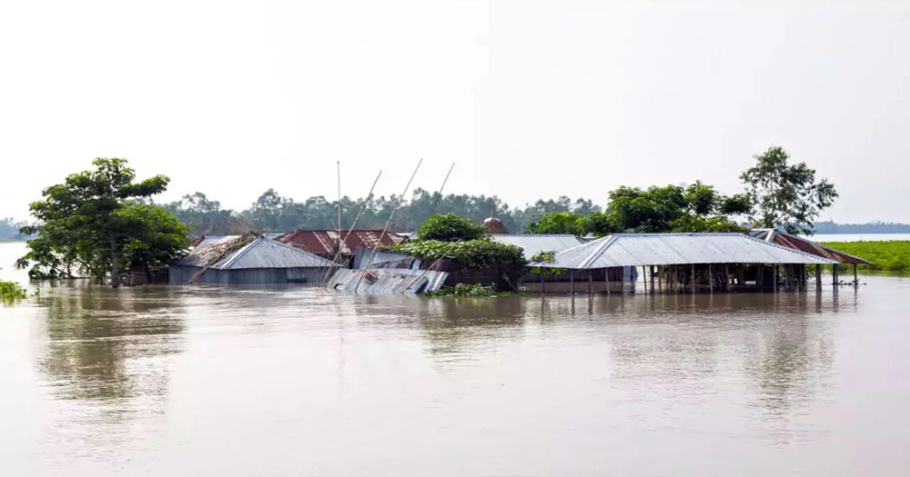 বন্যা ঝুঁকিতে দেশের ৬ জেলা
