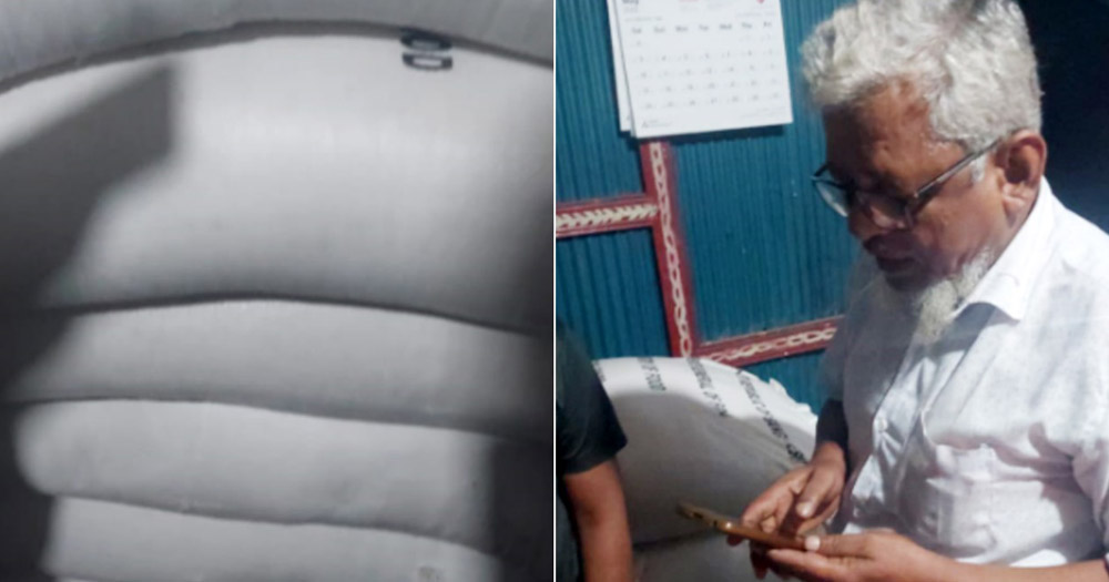 চাঁদপুরে বসতঘর থেকে ভিজিএফের চাল উদ্ধার, ইউপি সদস্য গ্রেপ্তার