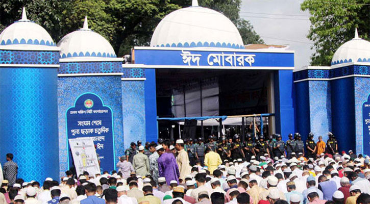 সকাল সাড়ে ৭টায় জাতীয় ঈদগাহে ঈদুল আজহার প্রধান জামাত
