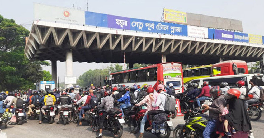 ঈদযাত্রায় যমুনা সেতুতে ১৯ কোটির বেশি টাকা টোল আদায়