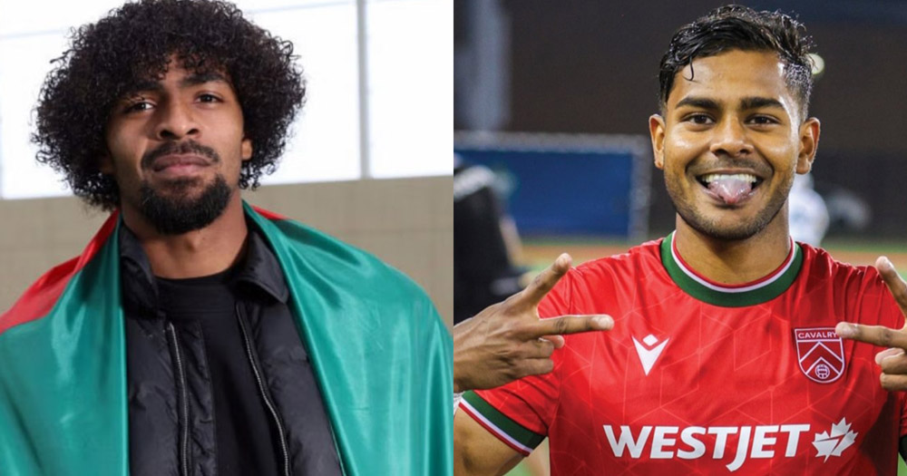 একই ফ্লাইটে দেশ ছাড়লেন হামজা-সমিত