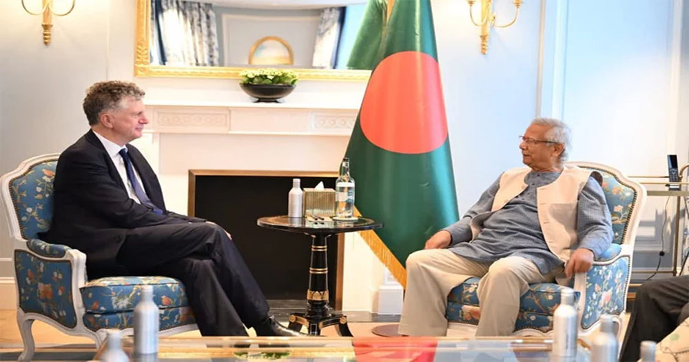 ড. ইউনূসের সঙ্গে যুক্তরাজ্যের জাতীয় নিরাপত্তা উপদেষ্টার সাক্ষাৎ
