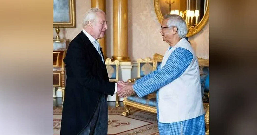 রাজা চার্লসের সঙ্গে প্রধান   উপদেষ্টার সাক্ষাৎ