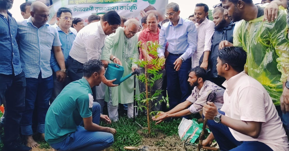 ডা. জুবাইদা রহমান-এর জন্মবার্ষিকী উপলক্ষে দুই দিনব্যাপী বৃক্ষরোপণ কর্মসূচি