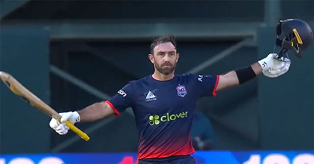 ১৩ ছক্কার তাণ্ডবে ম্যাক্সওয়েলের বিধ্বংসী সেঞ্চুরি