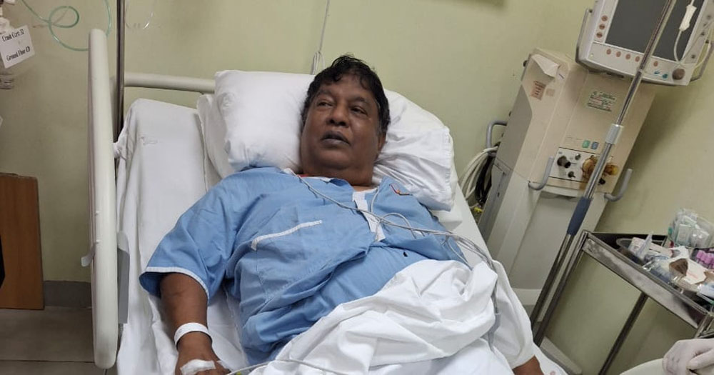 ইউনাইটেড হাসপাতালে আইসিইউতে চিকিৎসাধীন ডা. ডোনার