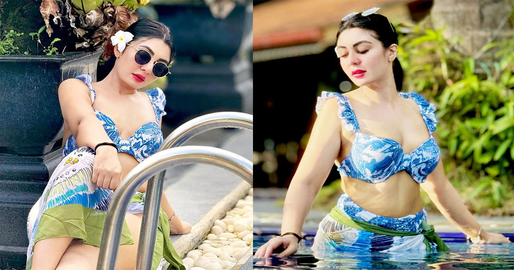 সুইমিংপুলে জেবা জান্নাত, রূপে মুগ্ধ ভক্তরা