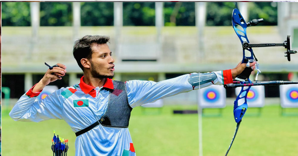 এশিয়ান কাপ আরচ্যারিতে বাংলাদেশের আলিফ সোনা জিতেছেন