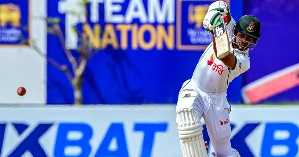 ইনিংস ঘোষণা বাংলাদেশের, শ্রীলঙ্কার লক্ষ্য ২৯৬