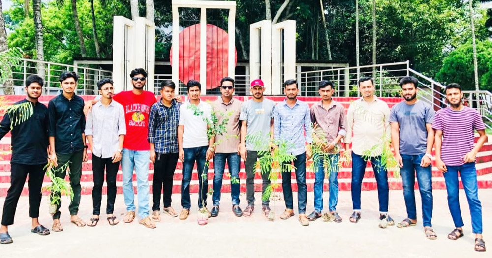 দর্শনা কলেজ ছাত্রদলের উদ্যোগে বৃক্ষ রোপণ
