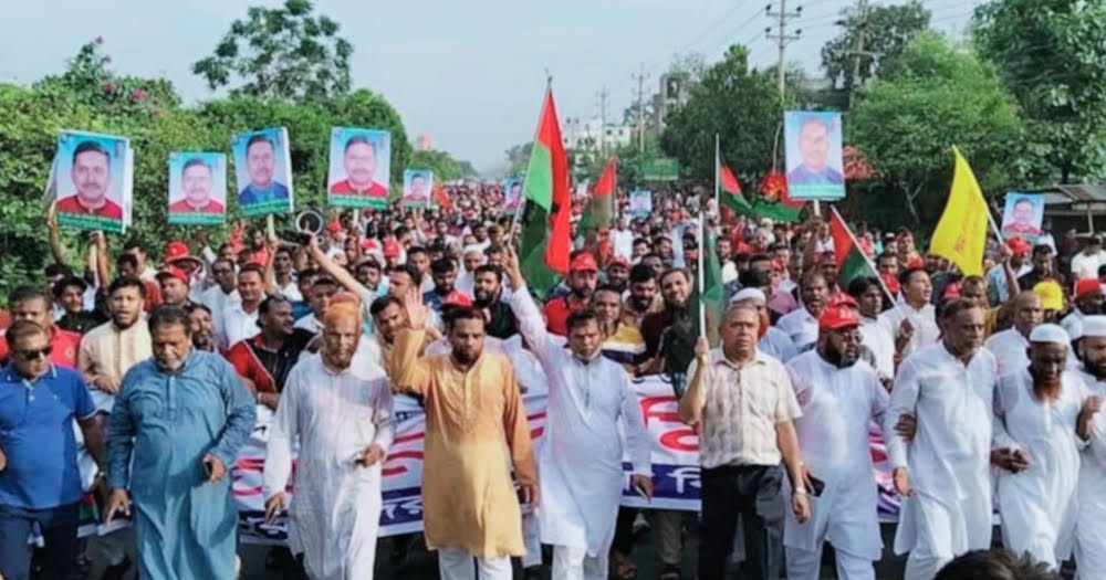 গাজীপুরে বিএনপির আহ্বায়ক কমিটির আনন্দ শোভাযাত্রা