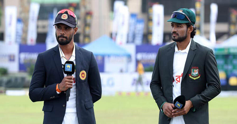 দ্বিতীয় টেস্টেও টস জিতে ব্যাটিংয়ে বাংলাদেশ