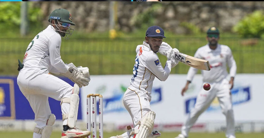 বাংলাদেশি বোলারদের অসহায় বানিয়ে আবারও সেঞ্চুরি নিশাঙ্কার