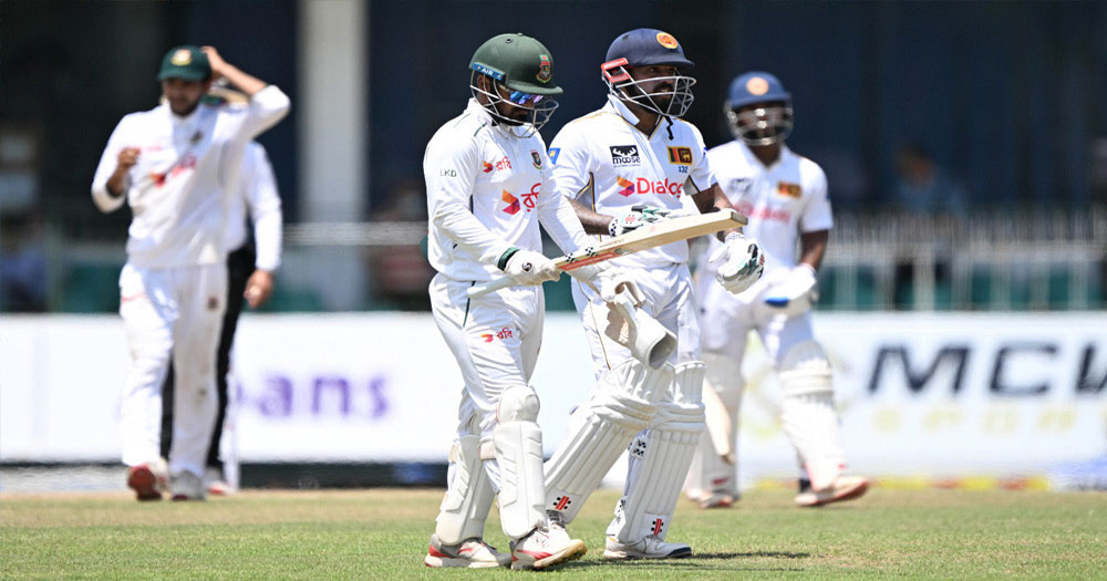 ১৫৪ রানের লিড নিয়ে লাঞ্চ বিরতিতে শ্রীলঙ্কা