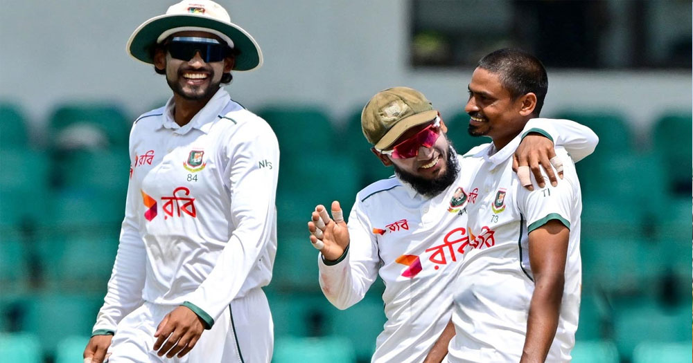 তাইজুলের ৫ উইকেট, ৪৫৮ রানে গুটিয়ে গেল শ্রীলঙ্কা