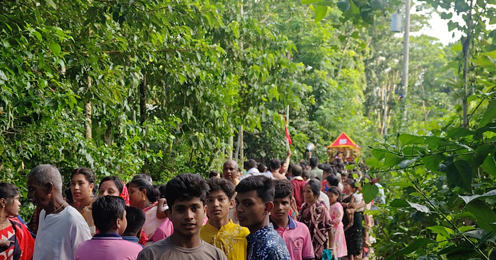 বাউফলে জগন্নাথ দেবের রথযাত্রা অনুষ্ঠিত
