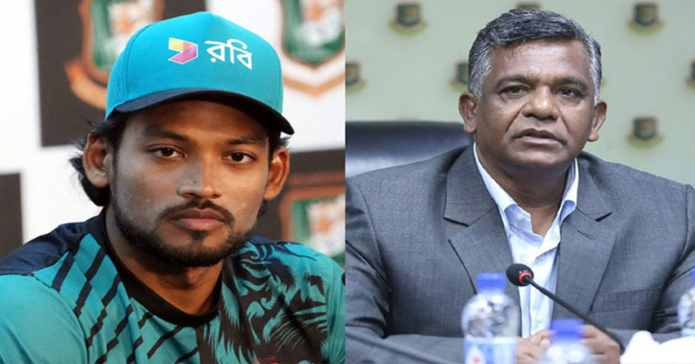 শান্তের পদত্যাগে অবাক আমিনুল, ‘জেনে নিই’ বলেই সরে গেলেন বোর্ড সভাপতি