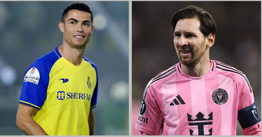 রোনালদোর এক মাসের আয়, মেসির এক বছরের দ্বিগুণ!