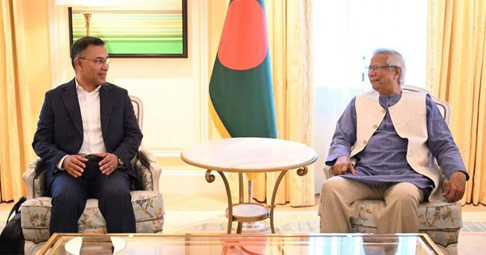 প্রধান উপদেষ্টার জন্মদিনে তারেক রহমানের শুভেচ্ছা