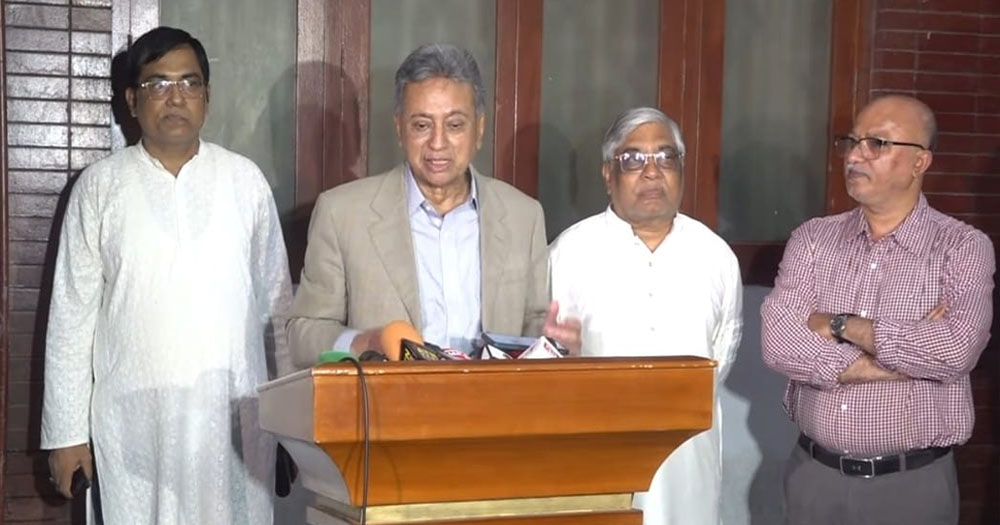 মৌলিক পরিবর্তণের জন্য জনগণের ম্যান্ডেট সংসদে আসুন : আমীর খসরু