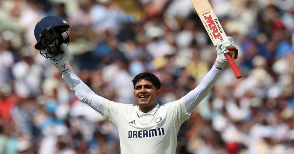 এক ডাবল সেঞ্চুরিতে গিলের অনেক কীর্তি