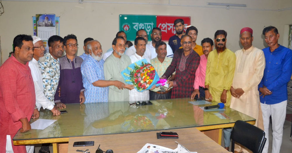 বগুড়া প্রেসক্লাবের নতুন কমিটিকে বগুড়া লেখক চক্রের শুভেচ্ছা
