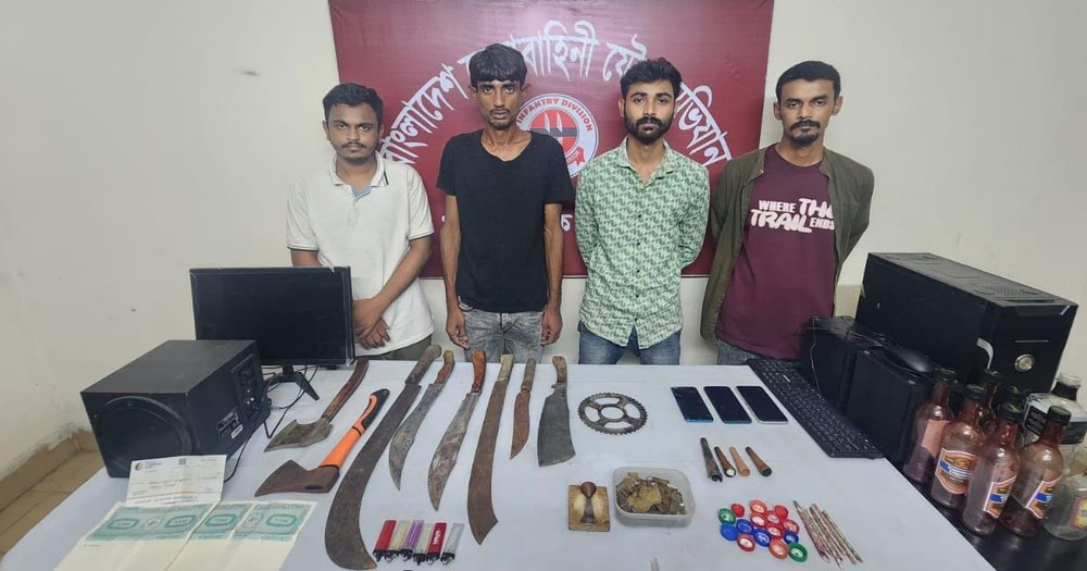 বগুড়ায় অপহৃত তিন শিক্ষার্থী উদ্ধার: চার জনকে আটক