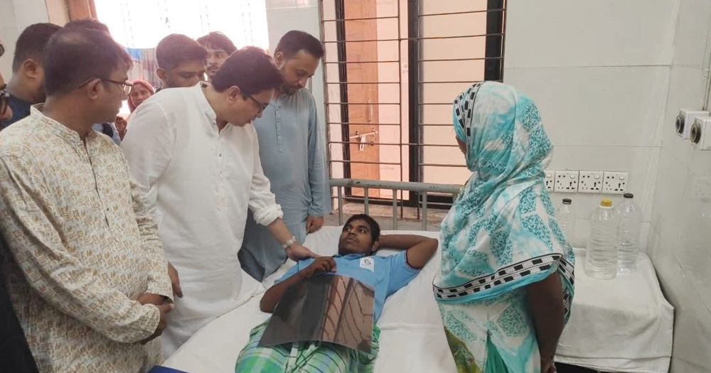 গণঅভ্যুত্থানে গুলিবিদ্ধ ইমরানের চিকিৎসা ও অপারেশন দায়িত্ব নিলেন তারেক রহমান