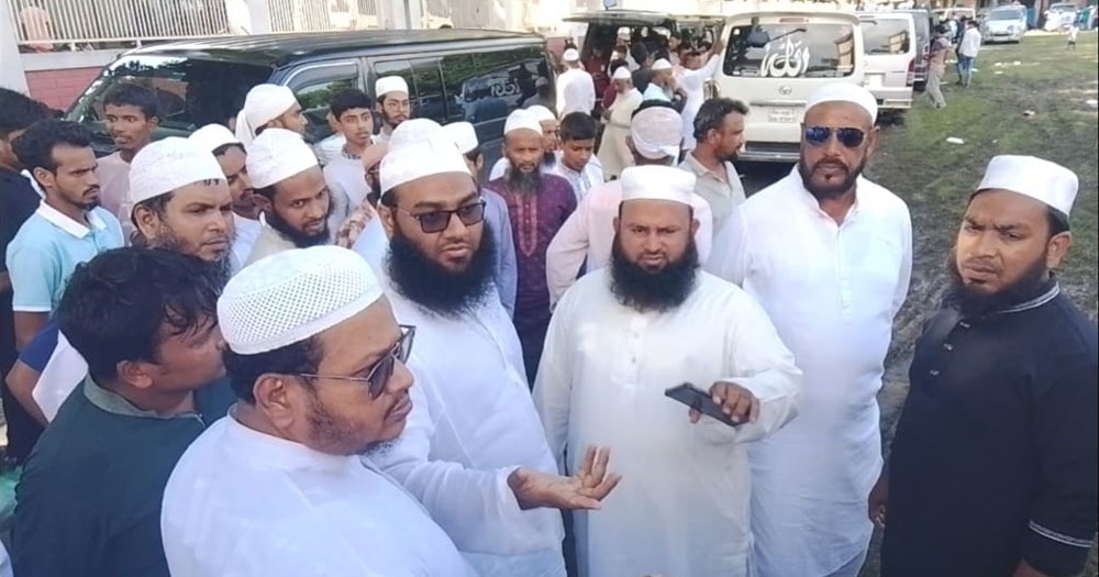 ফরিদপুর-৪ আসনে খেলাফত মজলিসের প্রার্থী মিজানুর রহমান মোল্লার ব্যাপক গণসংযোগ