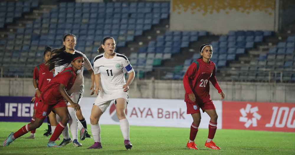 তুর্কমেনিস্তানকে উড়িয়ে প্রথমার্ধে ৭-০ এগিয়ে বাংলাদেশ