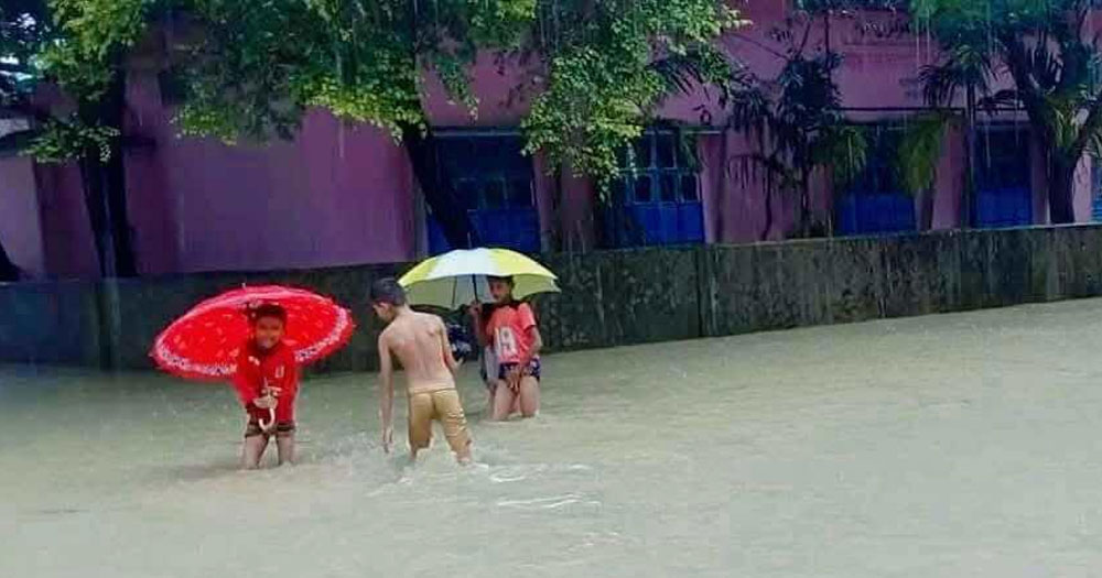 টানা বর্ষণে টেকনাফের অর্ধশত গ্রাম প্লাবিত, পানিবন্দি ২ হাজার পরিবার