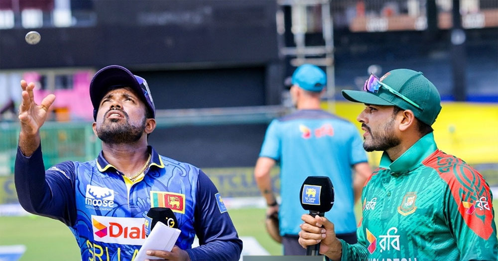 টস জিতে ব্যাটিংয়ে শ্রীলঙ্কা, ফিরলেন তাসকিন