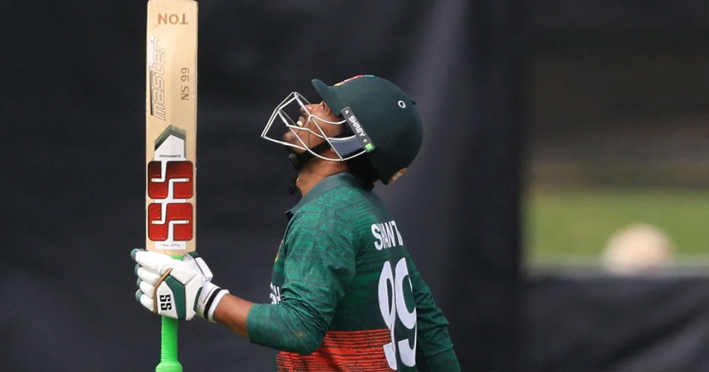 শান্ত ফিরলেন শূন্য রানে, শুরুতেই চাপে বাংলাদেশ