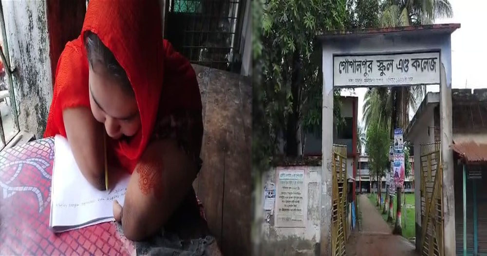 মুখে কলম ধরে এসএসসিতে জিপিএ-৫: চিকিৎসক হওয়ার স্বপ্ন লিতুন জিরার