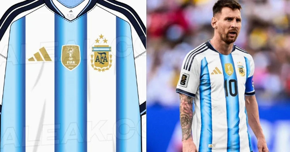 আর্জেন্টিনার ২০২৬ বিশ্বকাপের জার্সির ছবি ফাঁস