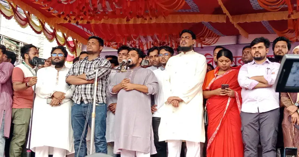 আমাদের আন্দোলন দুর্নীতি ও চাঁদাবাজির বিরুদ্ধে : নাহিদ ইসলাম