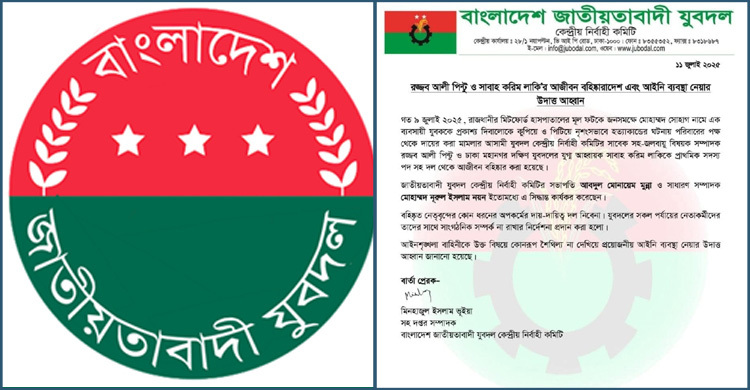 ব্যবসায়ীকে পাথর মেরে হত্যা: যুবদলের দুই নেতা আজীবন বহিষ্কার