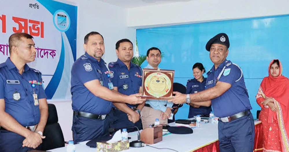 গাজীপুরের শ্রেষ্ঠ ওসি কালীগঞ্জের মো. আলাউদ্দিন