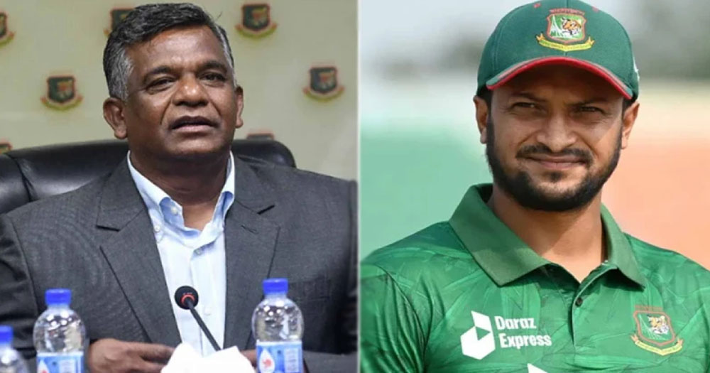 দলে ফেরাতে সাকিবের সঙ্গে কথা বলবেন বিসিবি সভাপতি