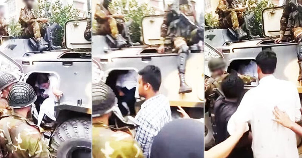 সেনাবাহিনীর সাঁজোয়া যানে করে গোপালগঞ্জ ছাড়লেন এনসিপির নেতারা