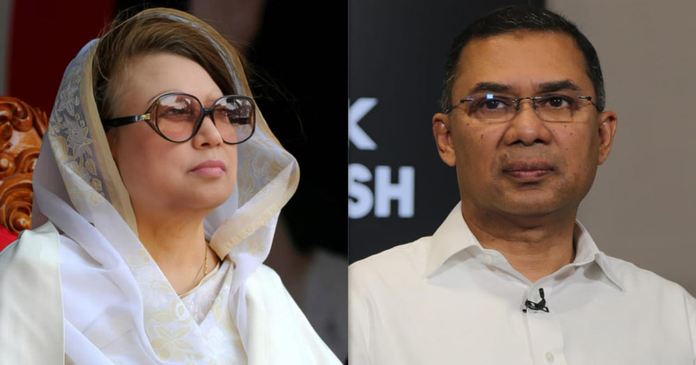 বিমান দুর্ঘটনায় হতাহতদের পাশে থাকার আহ্বান খালেদা জিয়া ও তারেক রহমানের