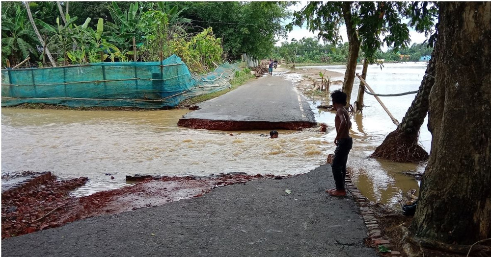 ফেনীতে মুহুরী নদীর পানি বেড়ে ফের নিম্নাঞ্চল প্লাবিত