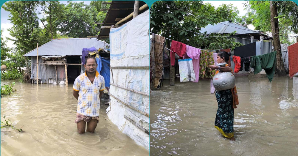 অভয়নগরে আতাই নদীর বাঁধ ভাঙনে তলিয়ে গেল দুই গ্রাম