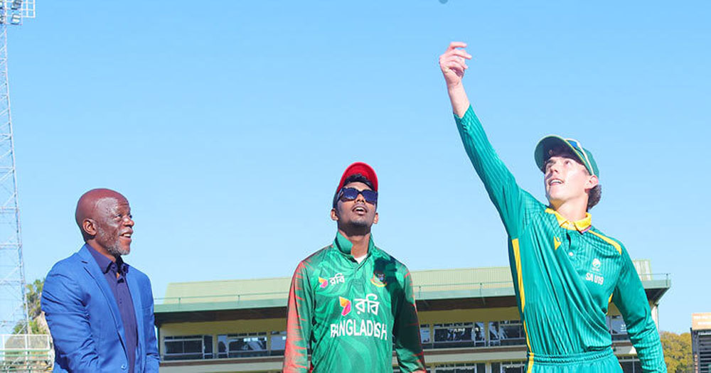 টস হেরে ফাইনালে আগে ব্যাটিংয়ে বাংলাদেশ অনূর্ধ্ব–১৯ দল