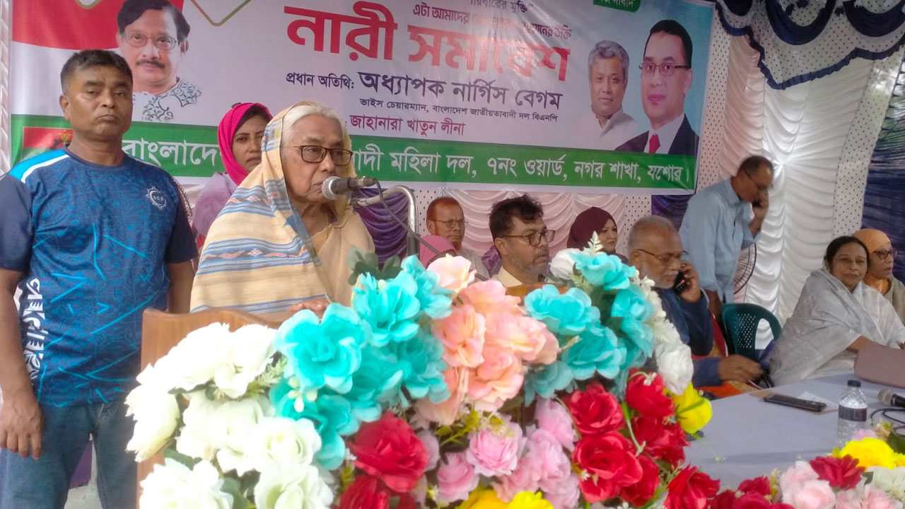 ভোটের অধিকার নিশ্চিত না হওয়া পর্যন্ত রাজপথ ছেড়ে যাব না:বিএনপির ভাইস চেয়ারম্যান নার্গিস বেগম