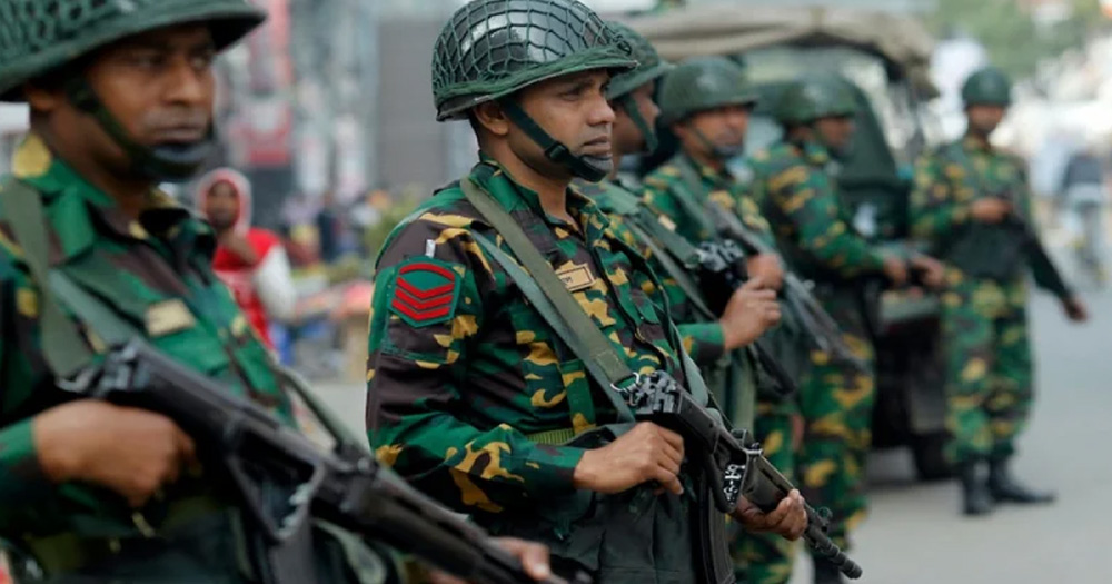 ৭ পয়েন্টে থাকবে সেনাবাহিনী