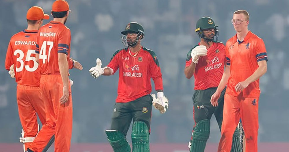 বাংলাদেশ-নেদারল্যান্ডস দ্বিতীয় টি-টোয়েন্টি ম্যাচ আজ