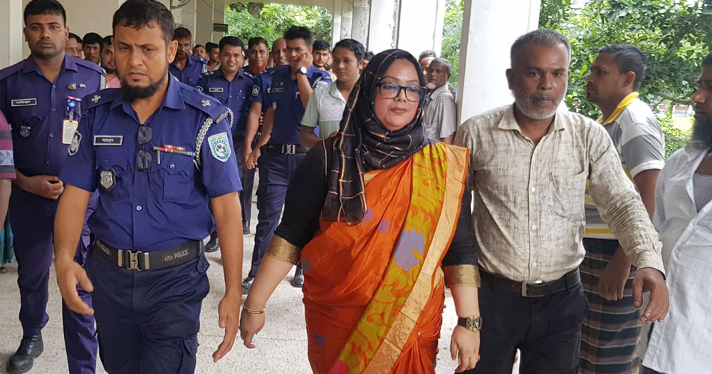 কুড়িগ্রামের সাবেক ডিসি সুলতানা পারভীন কারাগারে